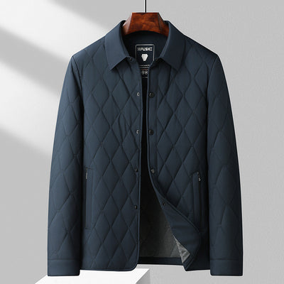 Chaqueta Térmica Acolchada de Seda Mulberry para Hombres Adultos y Mayores - Image 5