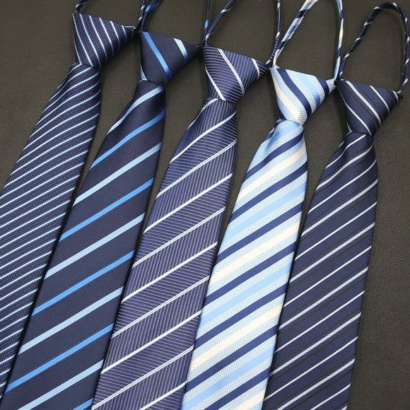 Corbata con Cierre Ejecutiva sin Nudo para Hombre