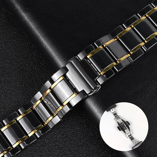 Correa Metálica y Cerámica para Apple Watch 8 - 38, 41, 44, 45mm - Image 11