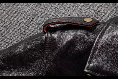 Chaqueta de Cuero Genuino Premium - Piel de Vaca Suave - Image 7