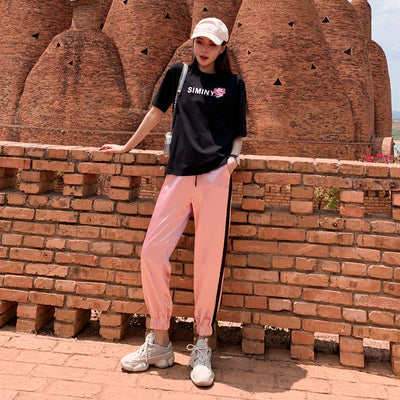 Conjunto Deportivo Casual para Mujer - Blusa Manga Corta y Pantalón Suelto - Image 9