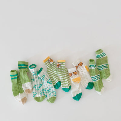 Calcetines de Malla Cuadriculados para Niños - Primavera y Verano - Image 8
