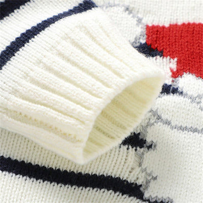 Suéter Navideño para Bebé con Diseño Papá Noel Tejido Jacquard - Image 6