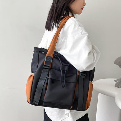 Bolso de Gran Capacidad con Contraste de Colores - Image 3