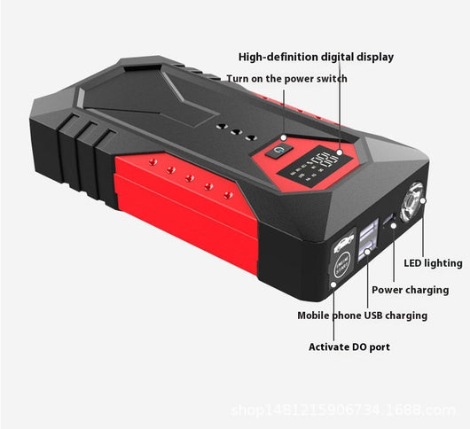 Arrancador de Emergencia Portátil 12V - Batería de Repuesto para Autos - Image 7