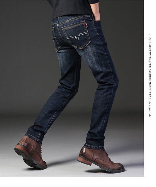 Jeans Ejecutivos de Verano para Hombre - Corte Recto Elástico y Cómodo - Image 21