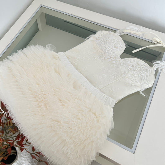 Conjunto de Dos Piezas con Encaje, Malla y Lentejuelas Bordadas para Mujer - Image 12