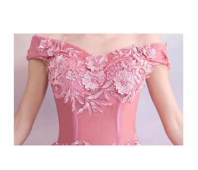 Vestido de Novia Largo Hombros Descubiertos - Elegancia para Ceremonias Especiales - Image 8