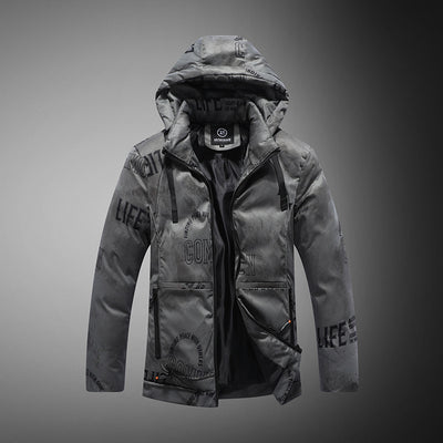 Chaqueta de Invierno para Hombre con Patrón de Terciopelo - Image 9