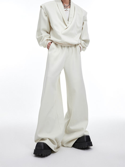 Conjunto de Suéter Suelto y Cómodo Talla Grande Escote en V - Image 2