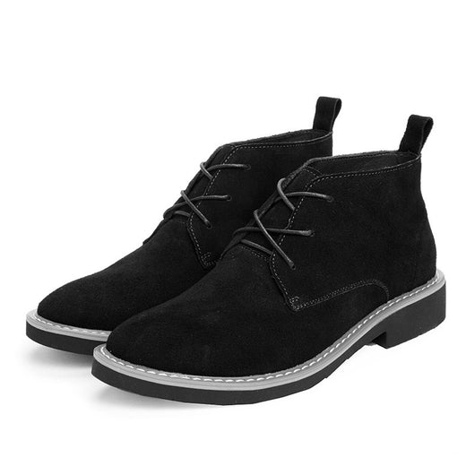 Botas Martin de Cuero Elevadoras para Hombre - Caña Media con Gamuza - Image 5
