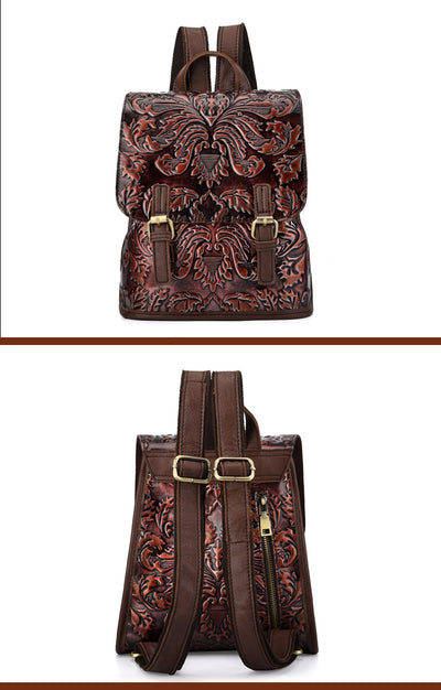 Mochila Vintage con Relieve Embosado - Image 11