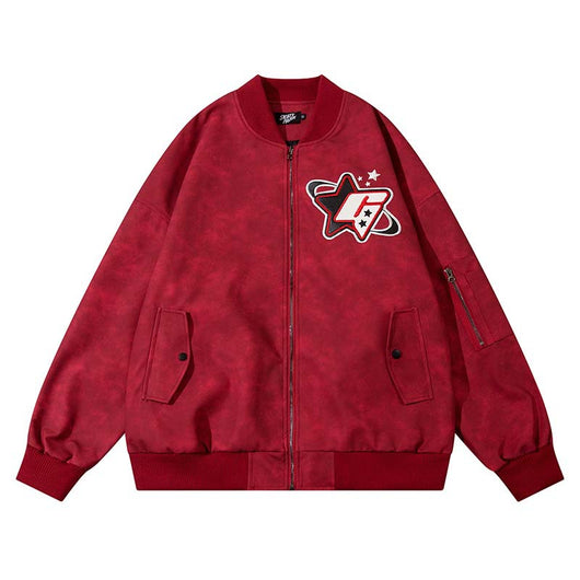 Chaqueta Tipo Flight con Bordado de Letras - Image 12