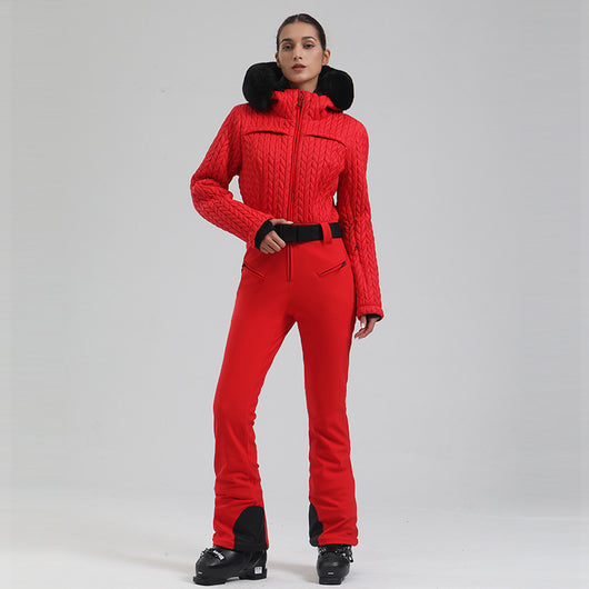 Traje de Esquí Térmico Impermeable para Mujer - Protección Total en Montaña - Image 9