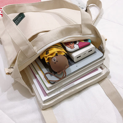 Bolsa Escolar Artística Crossbody - Mochila de Moda Portátil para Clases - Image 10