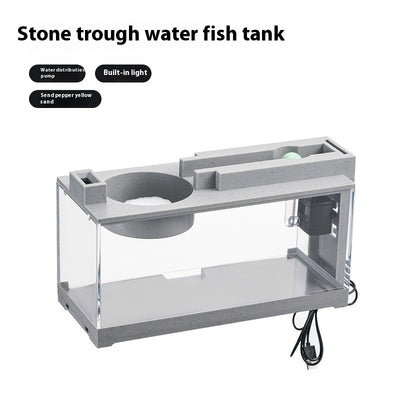 Acuario Nano con Filtro Silencioso y Flujo de Agua Ajustable - Image 9