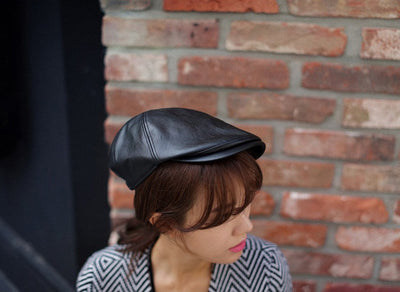 Gorra de Cuero Vintage Estilo Británico Unisex - Image 9