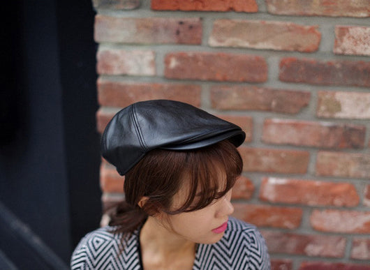 Gorra de Cuero Vintage Estilo Británico Unisex - Image 9