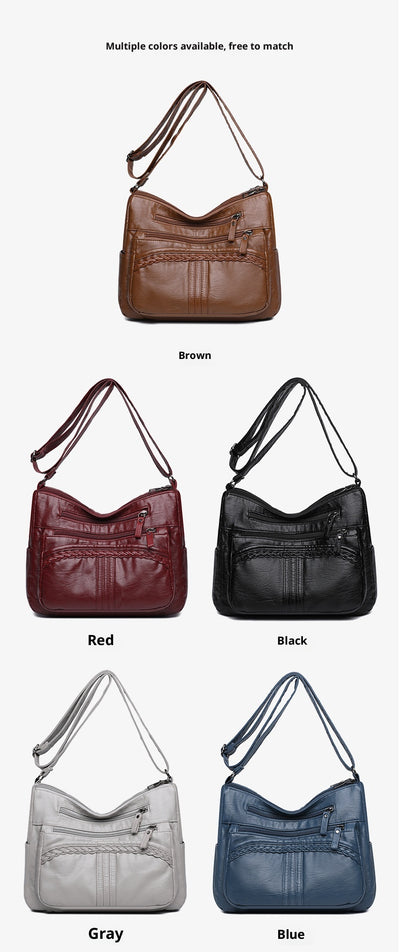 Bolsa Bandolera Multicompartimentos de Gran Capacidad para Mujeres - Image 10