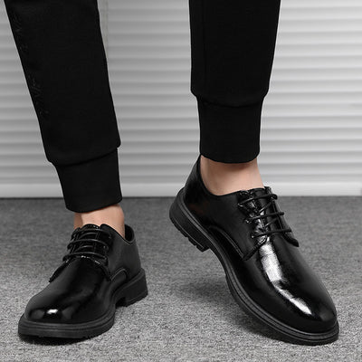 Zapatos Casuales Ejecutivos Impermeables Transpirables Negro - Image 12