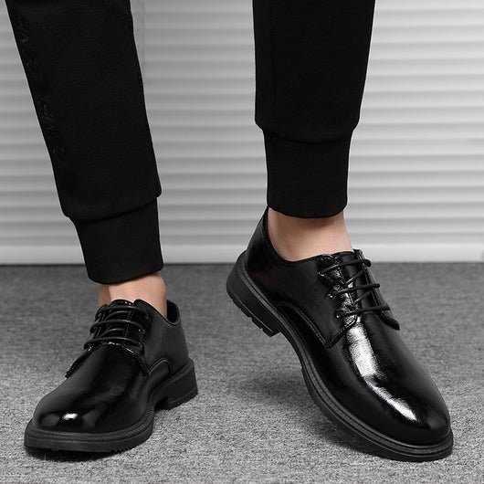 Zapatos Casuales Ejecutivos Impermeables Transpirables Negro - Image 12
