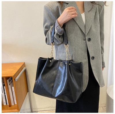 Bolsa Tote de Gran Capacidad con Cadena de Hombro - Diseño Suave Premium - Image 19