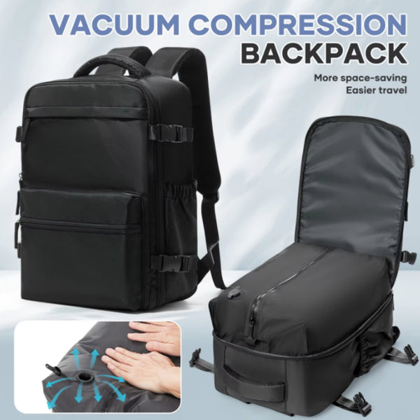 Mochila Resistente con Compresión Vacuum y Cierre Personalizado