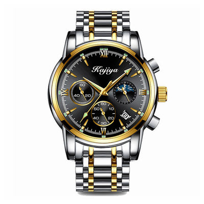 Reloj Hombre Acero Inoxidable Resistente al Agua con Calendario y Luz - Image 8