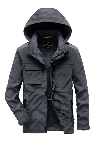 Chaqueta Cortavientos Suelta con Múltiples Bolsillos para Primavera y Otoño - Image 10