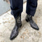 Botas Martin Cortas de Cuero Grabado para Mujer
