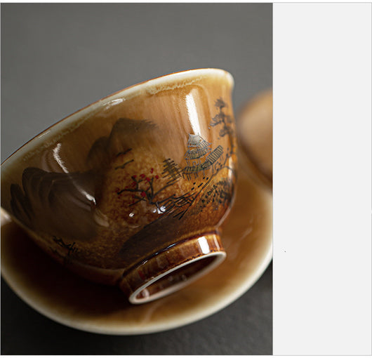 Juego de Té Artesanal con Horno de Cerámica Personalizable - Image 10