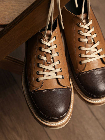 Zapatos Casuales de Cuero Genuino con Plataforma - Estilo Vintage Artesanal - Image 8
