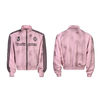 Chaqueta de Cuello Alto Estilo Americano Desgastado para Otoño e Invierno - Image 6