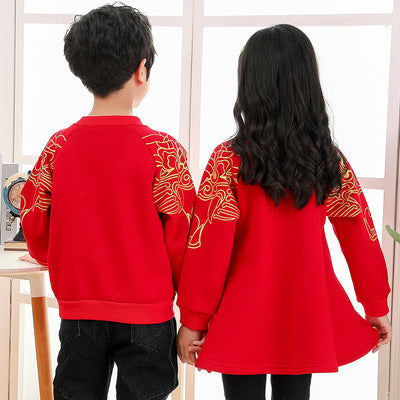 Sudadera Infantil Estilo Chino Año Nuevo - Hoodie Niño Invierno - Image 8