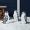 Adorno Navideño Pingüino Luminoso de Acrílico