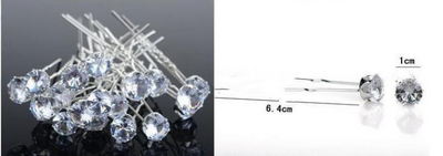 Juego de Prendedores de Perla y Diamante para el Cabello - Image 5