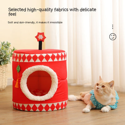 Cama Térmica para Gatos Caja de Regalo Festiva Persimón de la Suerte - Image 4