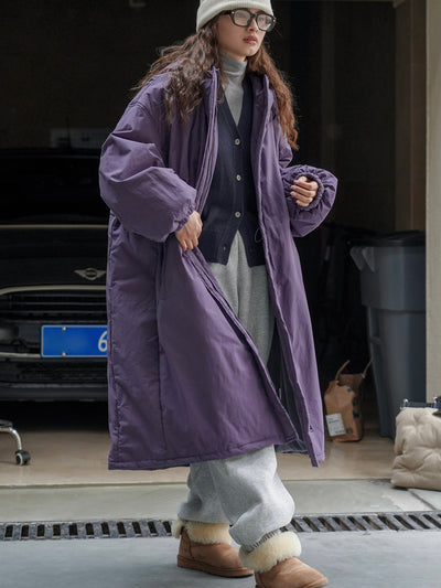 Abrigo Acolchado Coreano Holgado con Capucha - Algodón Invierno - Image 28