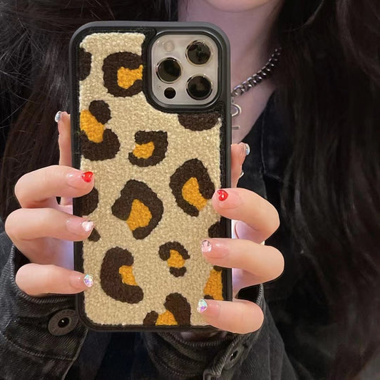 Funda Personalizada para Teléfono Estampado Leopardo Ámbar en Silicona