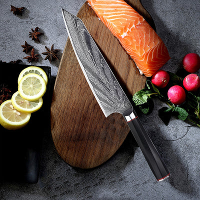 Cuchillo Japonés Damasco para Filetear - Acero Importado de Alta Precisión - Image 6