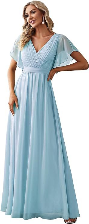 Vestido de Noche Mesh Unicolor Elegante - Image 21