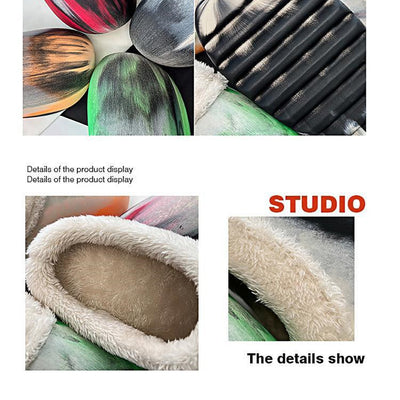 Pantuflas Térmicas Antideslizantes para Parejas - Algodón Impermeable - Image 20