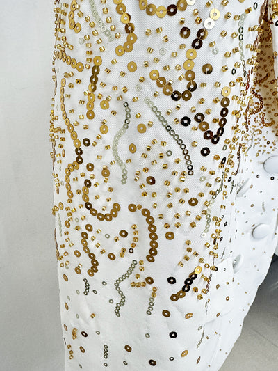 Blazer Doble Botonadura con Detalles Degradados - Image 15