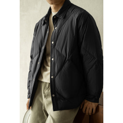 Chaqueta de Invierno Acolchada para Hombre con Cuello Tipo Camisa - Image 4