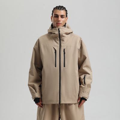 Chaqueta Esquí Hombre Impermeable Transpirable Corte Holgado con Cierre - Image 6