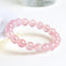Pulsera de Cristal de Cuarzo Blanco con Fresa de Agua Natural