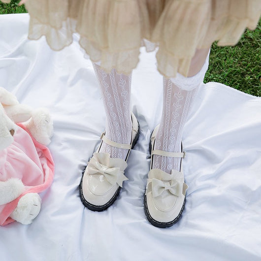 Zapatos Lolita de Cuero Grueso Retro Japonés para Mujer - Image 17