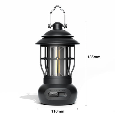 Linterna de Camping Vintage 2025 - Luz LED Recargable USB para Tienda de Campaña - Image 13