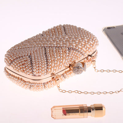 Bolso Cuadrado Pequeño con Detalle de Perla para Mujer - Image 6