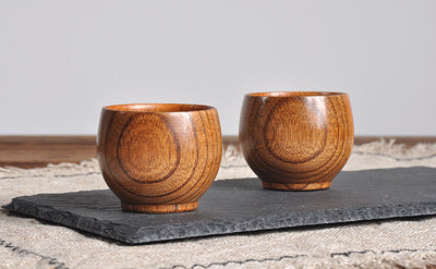 Juego de Té en Madera Ecológico - Tazas Pequeñas Sostenibles - Image 3